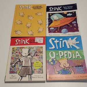 Stink Books Collection Set Of 3 Softcover 1 Hard Cover